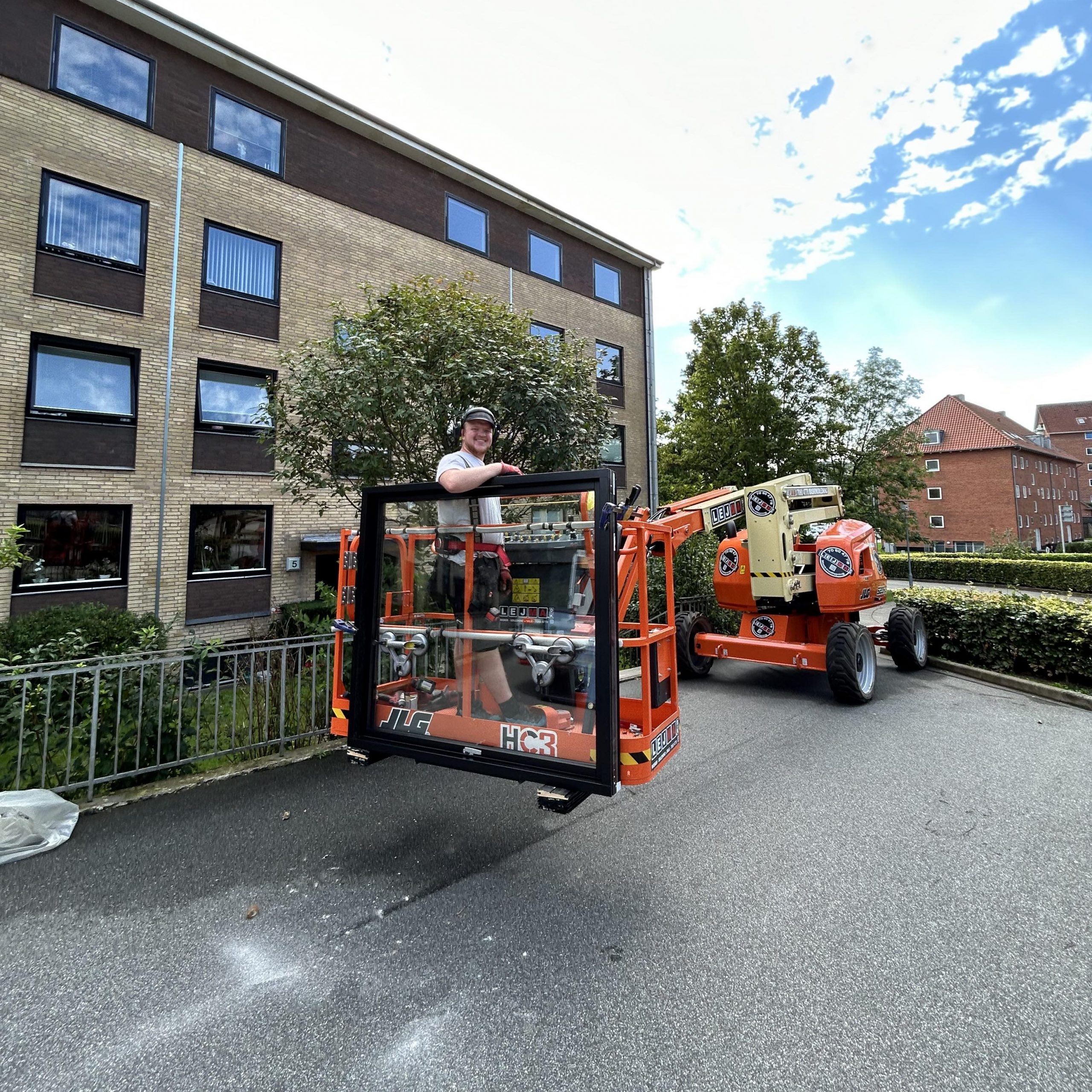 Løsning for udskift af vinduer i højden
