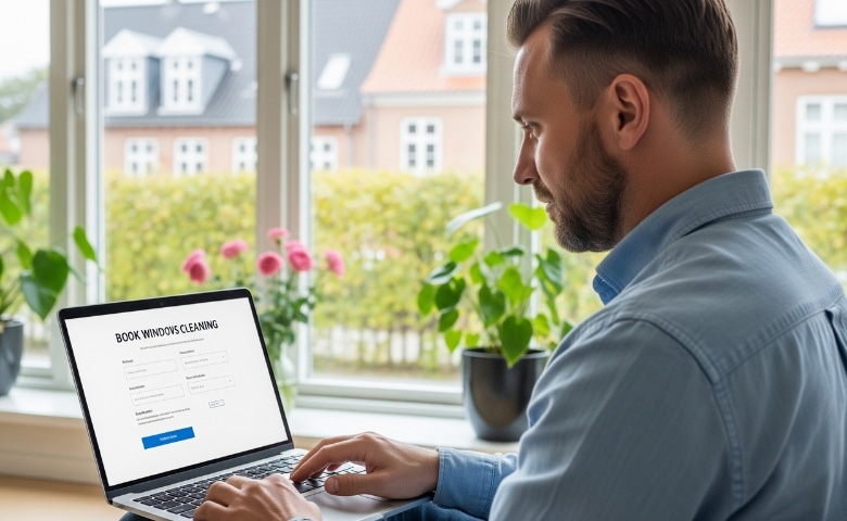 Sådan online booking vinduespudsning Aarhus