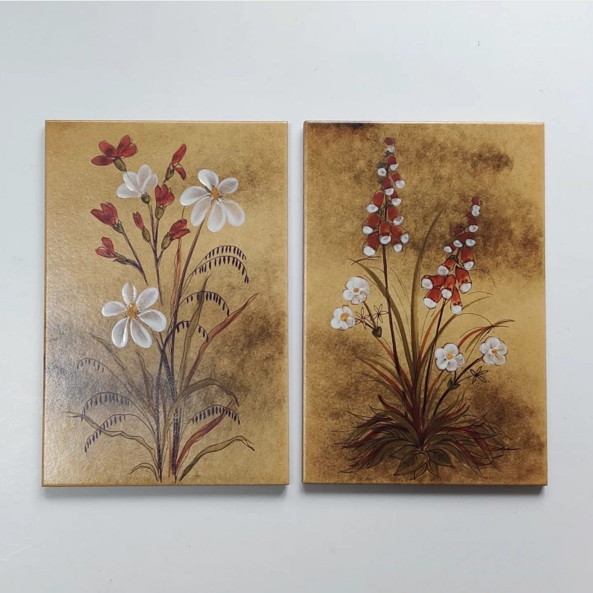 ITALIAN WALL TILES - Vintage Flowers