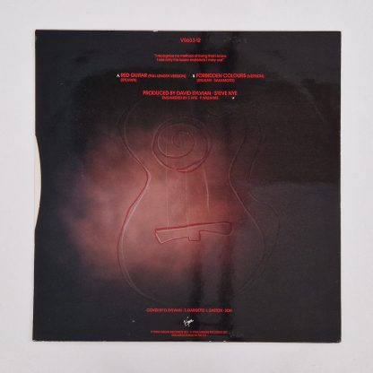 12 Inch - David Sylvian – Red Guitar - Afbeelding 2