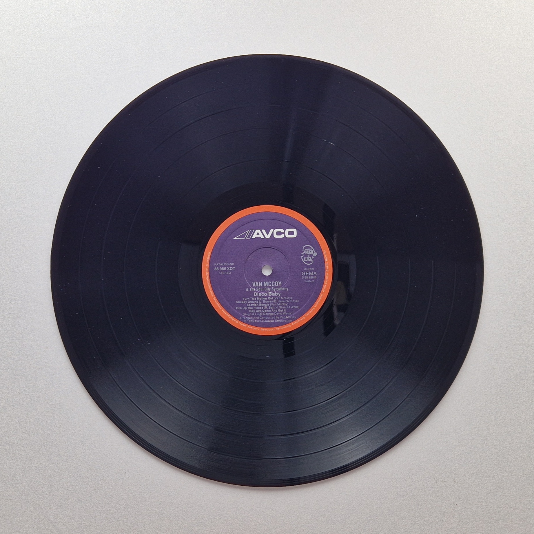 Van McCoy & The Soul City Symphony – Disco Baby - Afbeelding 3