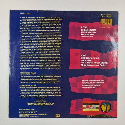 12 Inch - Afrika Bambaataa And Family – Reckless - Afbeelding 5