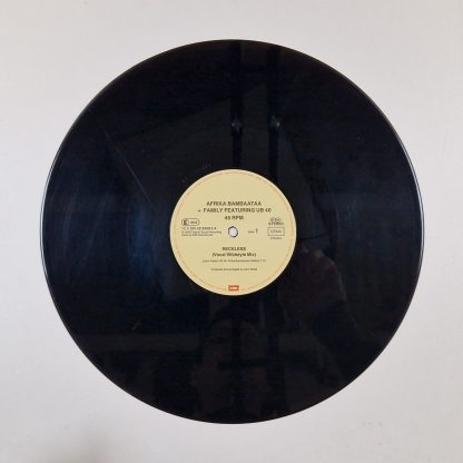 12 Inch - Afrika Bambaataa And Family – Reckless - Afbeelding 4