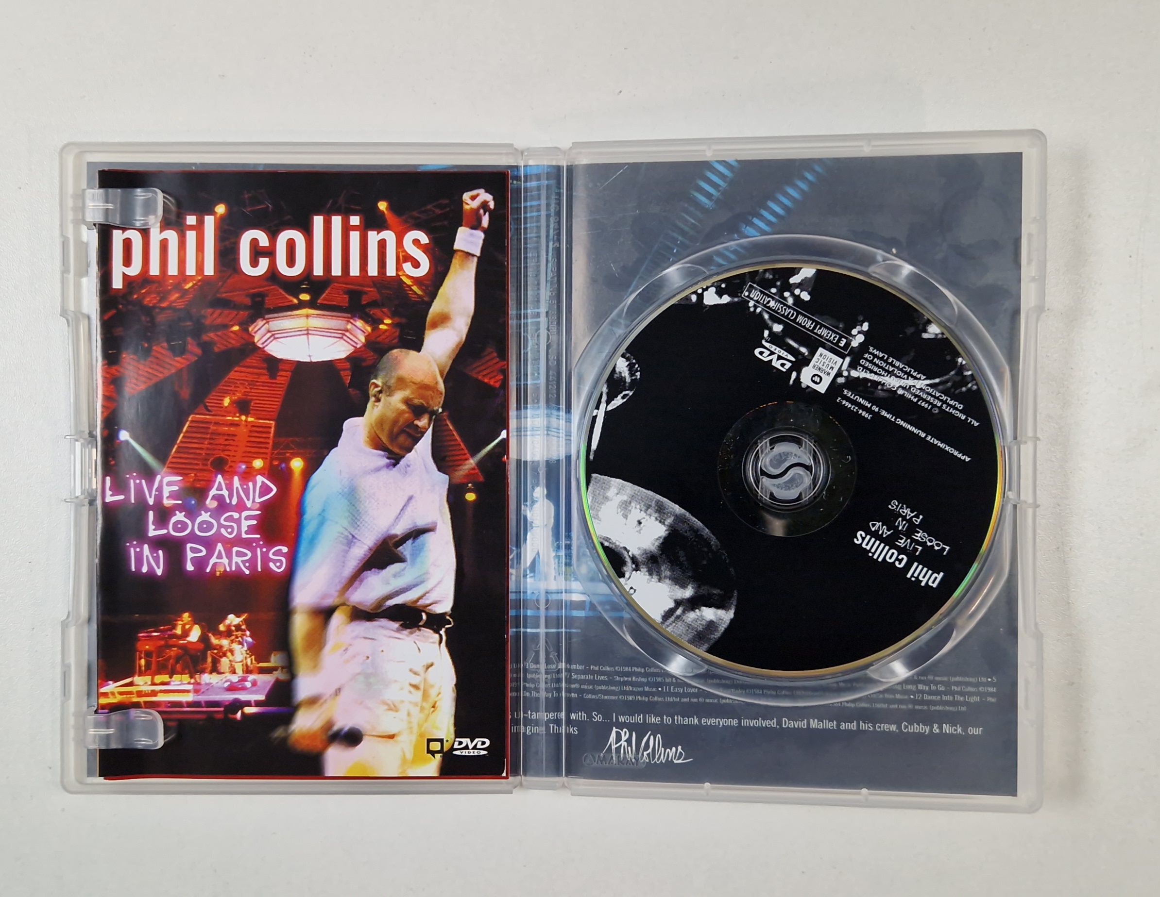 DVD – Phil Collins – Live And Loose In Paris – Vinyl-Winkel.nl