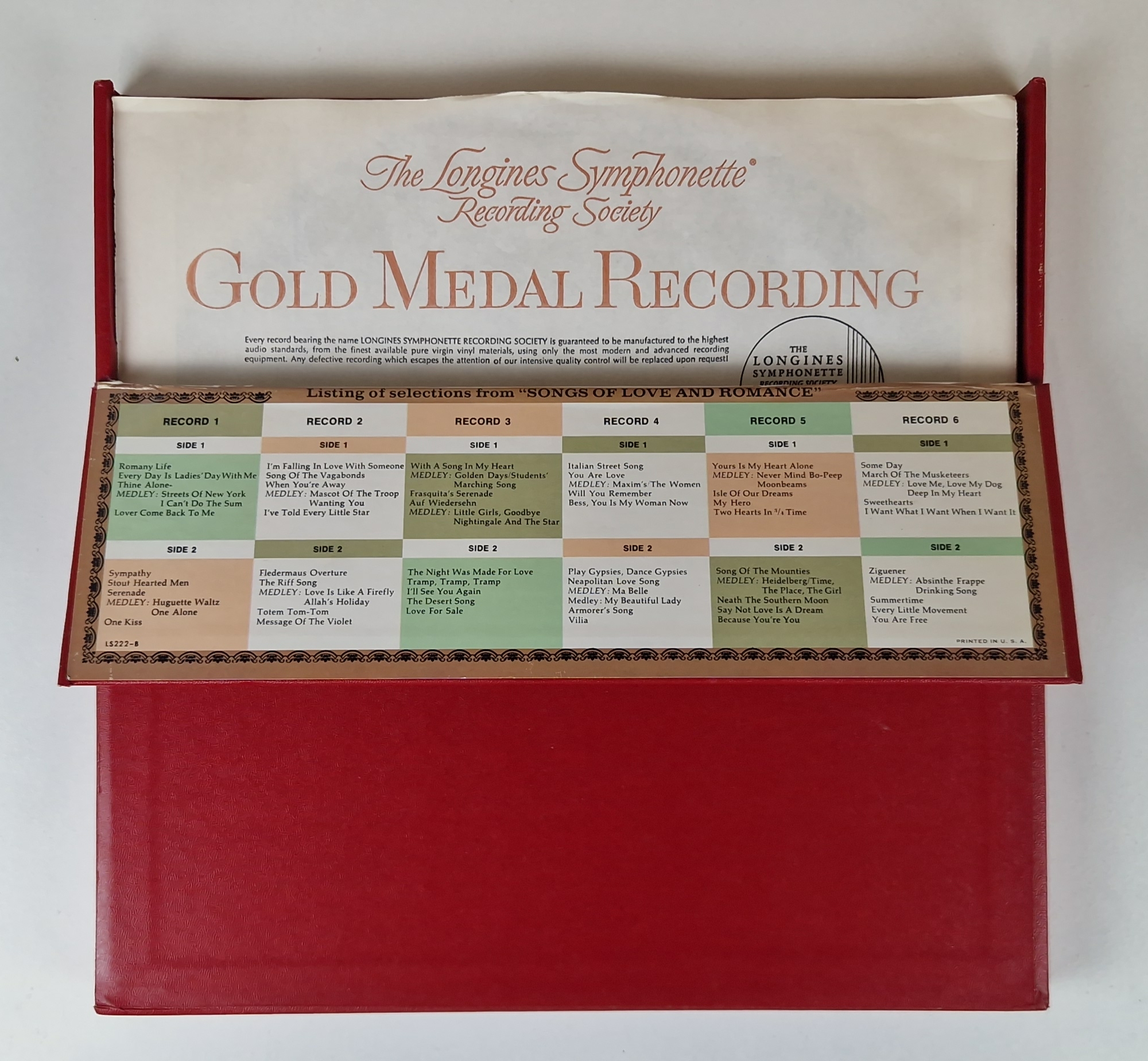 Box set - The Longines Symphonette – Songs Of Love And Romance - Afbeelding 3