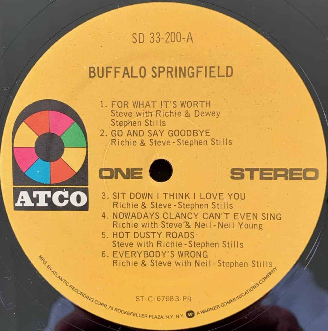 Buffalo Springfield ‎– Buffalo Springfield - VINYL PUSSYCAT RECORDS