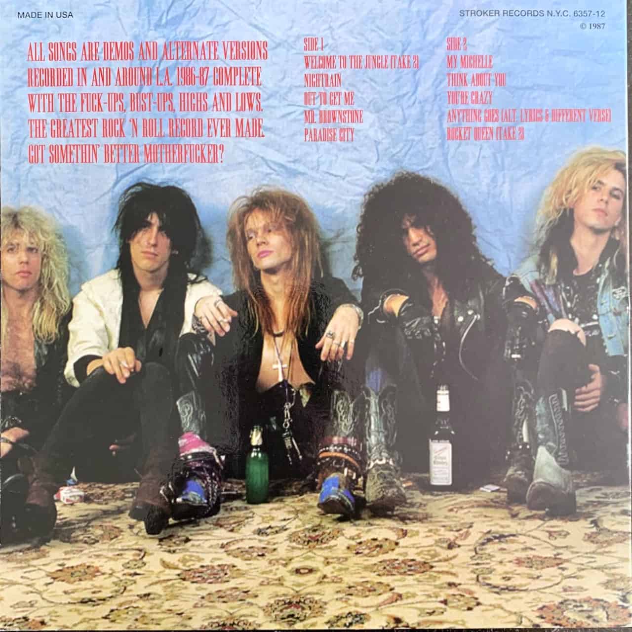 Guns N' Roses Appetite For Destruction Alternative Album VINYL PUSSYCAT RECORDS Guns N' Roses Appetite For Destruction Alternative Album VINYL PUSSYCAT RECORDS