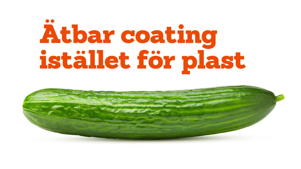 Ur senaste numret Ätbar coating istället för plast