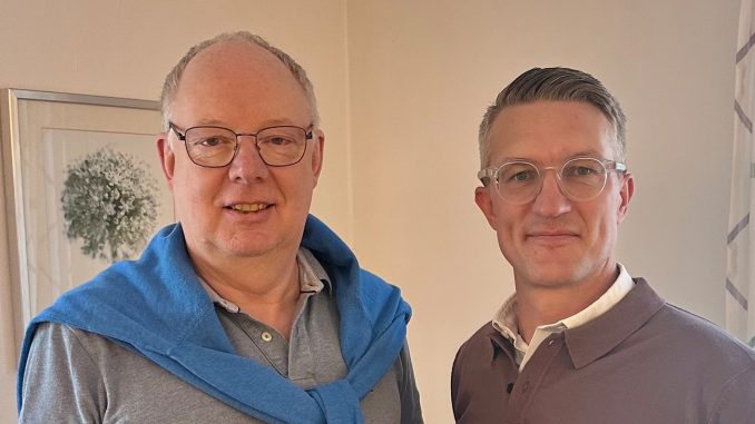 Max ­Valtinat, Rögle Plantskola och Anders Tengvall, vd för Treeco Group