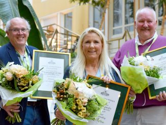 Årets mottagare av Kungliga Patriotiska Sällskapets trädgårdsmedalj.