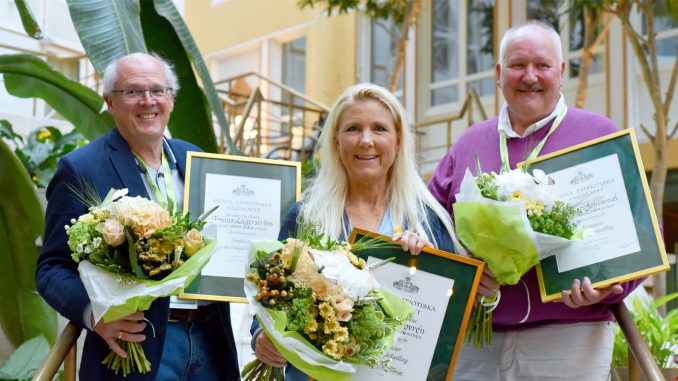 Årets mottagare av Kungliga Patriotiska Sällskapets trädgårdsmedalj.