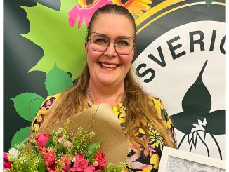 Sveriges hortonomförbund gratulerar Ulrika Dahlin till utmärkelsen.