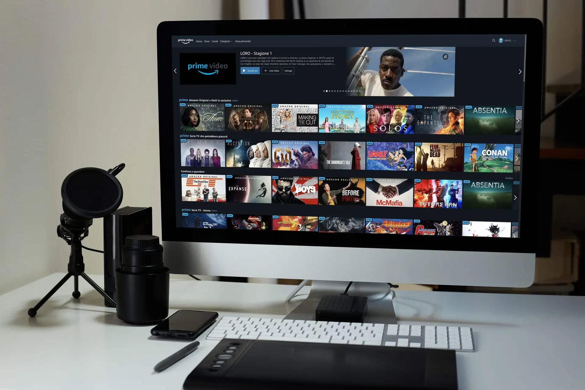 Screen showing an on-demand video service, the format employees now expect