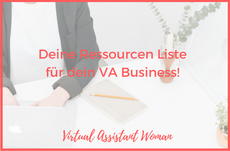 ressourcen liste virtuelle assistenten