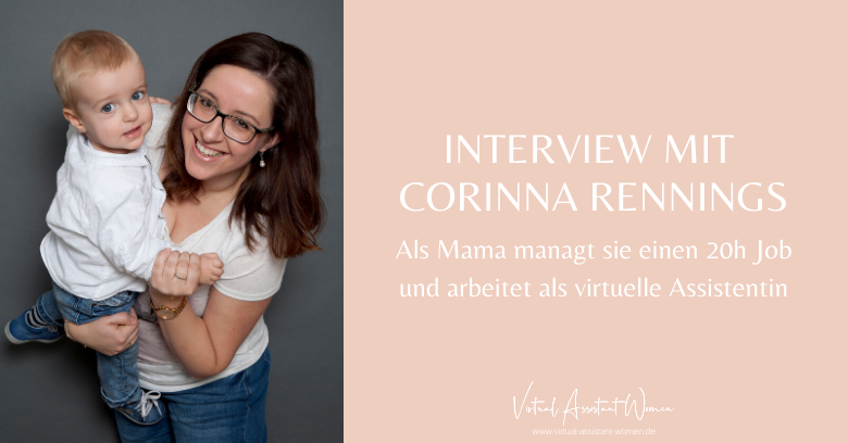 Corinna Rennings - Virtuelle Assistentin mit Kind