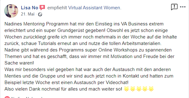 virtuelle assistenz mentoring