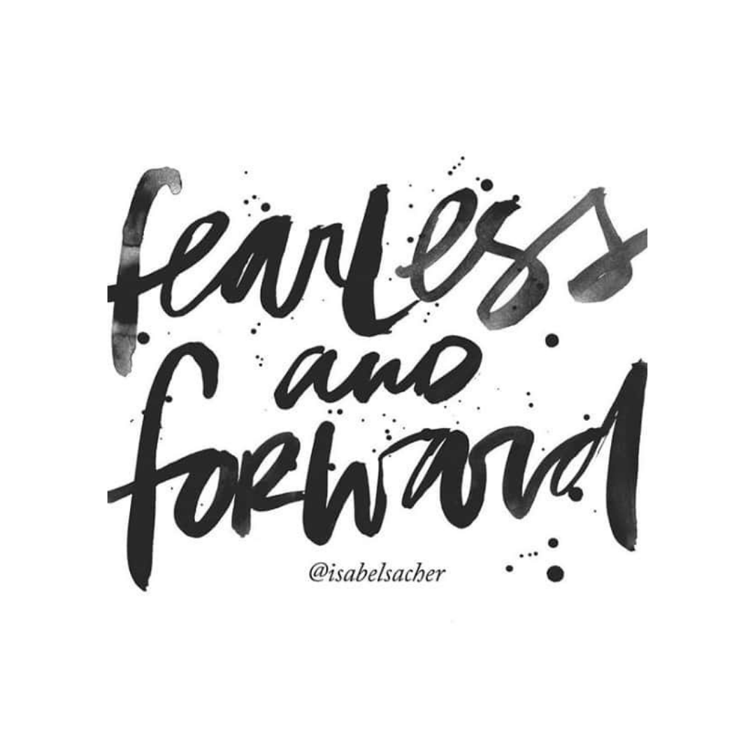 Logo Fearless and Forward - bekannt aus