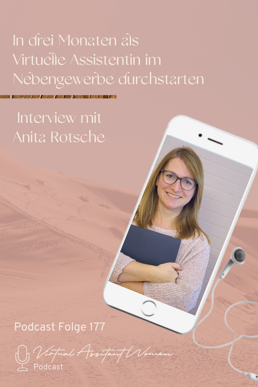 177 Anita Rotsc177 Anita Rotsche_Virtuelle Assistentin im Nebengewerbe_Podcastfolge Pinteresthe_Virtuelle Assistentin im Nebengewerbe_