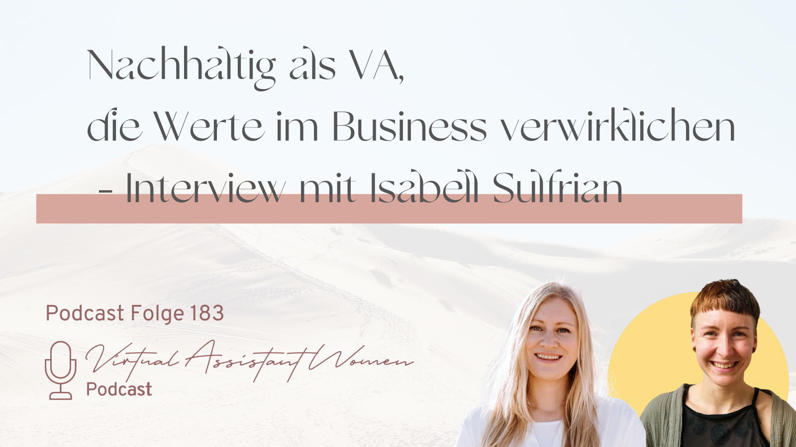 Nachhaltigkeit & Minimalismus im VA-Business