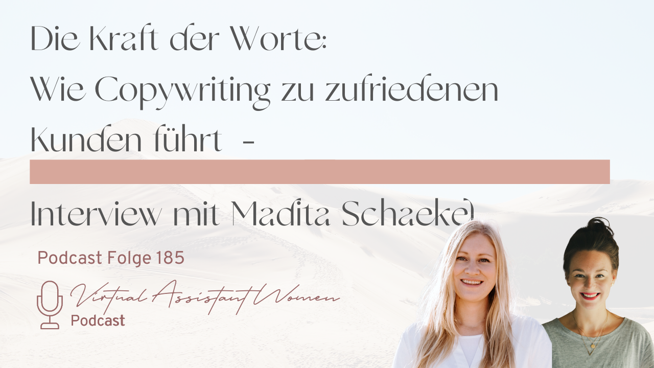 Madita Schaekel mit Copywriting zu zufriedenen Kunden