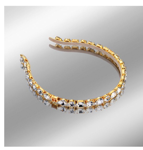Balmain Eclat Headband Small - Silver/Gold