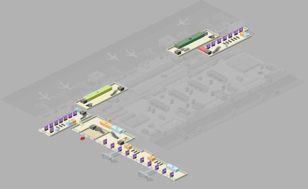Отдалённые гейты аэропорта Сабиха