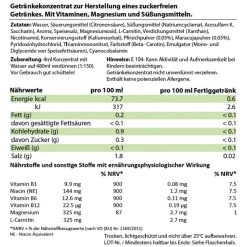 HC Refresh Pfirsich Maracuja Inhaltsstoffe