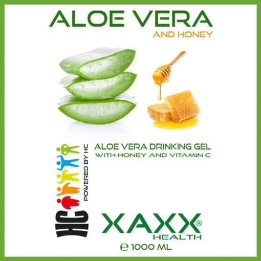 Aloe Vera Drinking Gel Honig Etikett