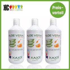 Aloe Vera Drinking Gel Honig Vorteilspack mit 3 Flaschen