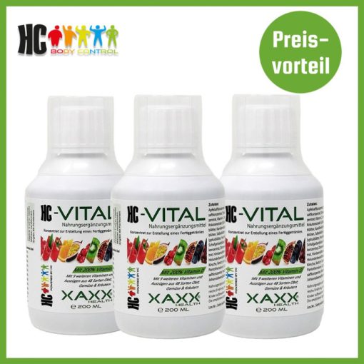 HC-Vital Konzentrat 3er Pack zum Vorteilspreis