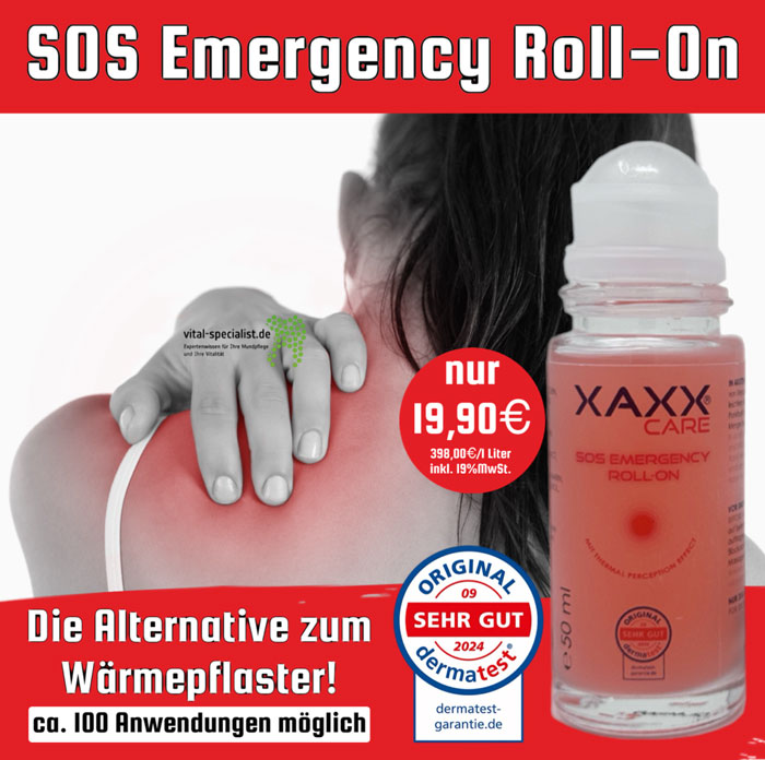 XAXX SOS Emergency Roll-On Abbildung mit Preis und Produkt