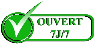 ouvert 7j/7, Changement Remplacement vitre d'insert 