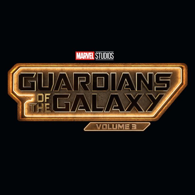 Marvel loggan för Guardians of the Galaxy Vol. 3