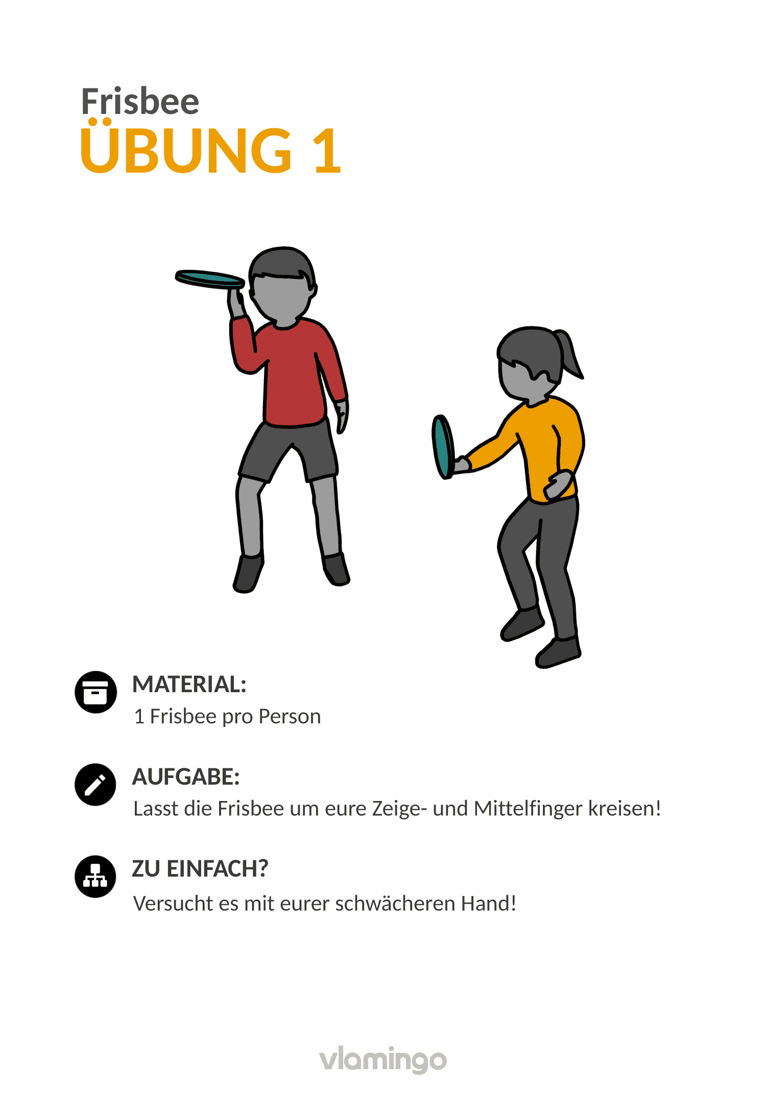 Frisbee - Übung 1 Frisbee - Übung 1