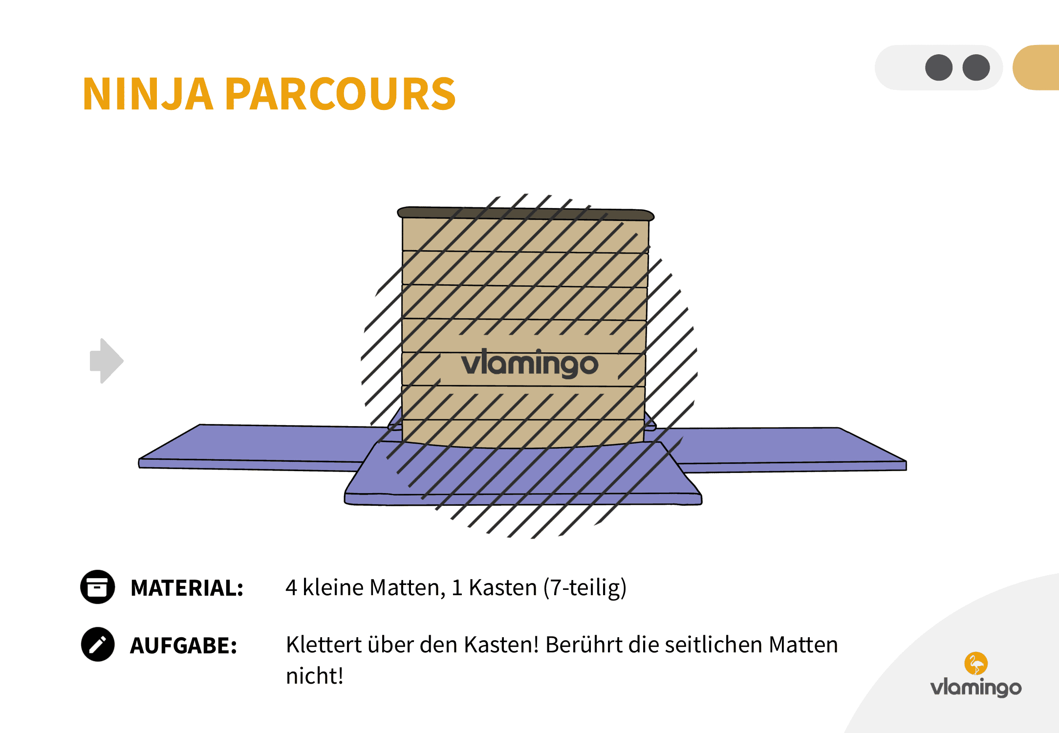 Ninja Parcours - Station 66 - Klettern & Hangeln Ninja Parcours - Station 66 - Klettern & Hangeln