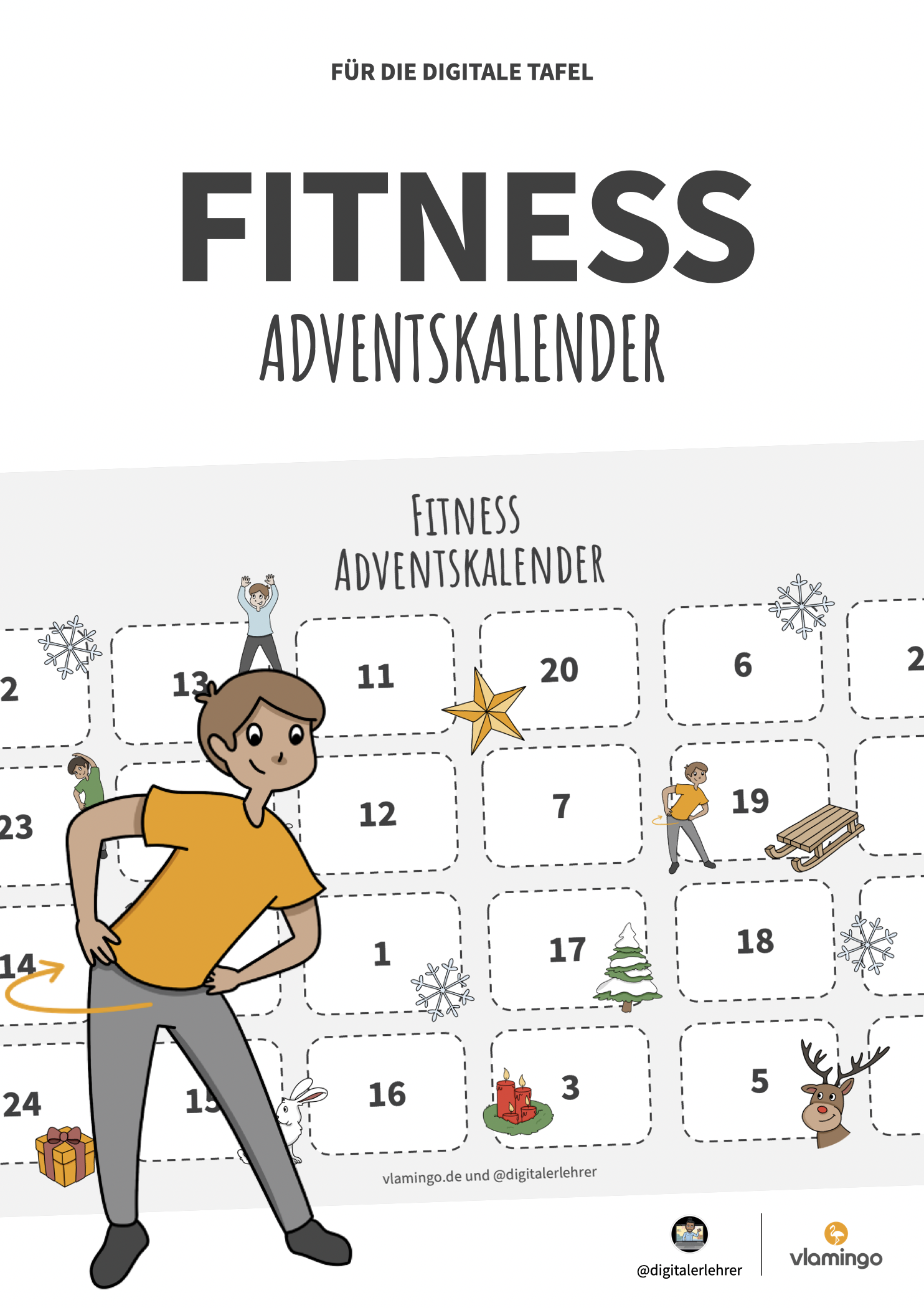 Fitness-Adventskalender für den Unterricht (Bewegungspausen) Fitness-Adventskalender für den Unterricht (Bewegungspausen)