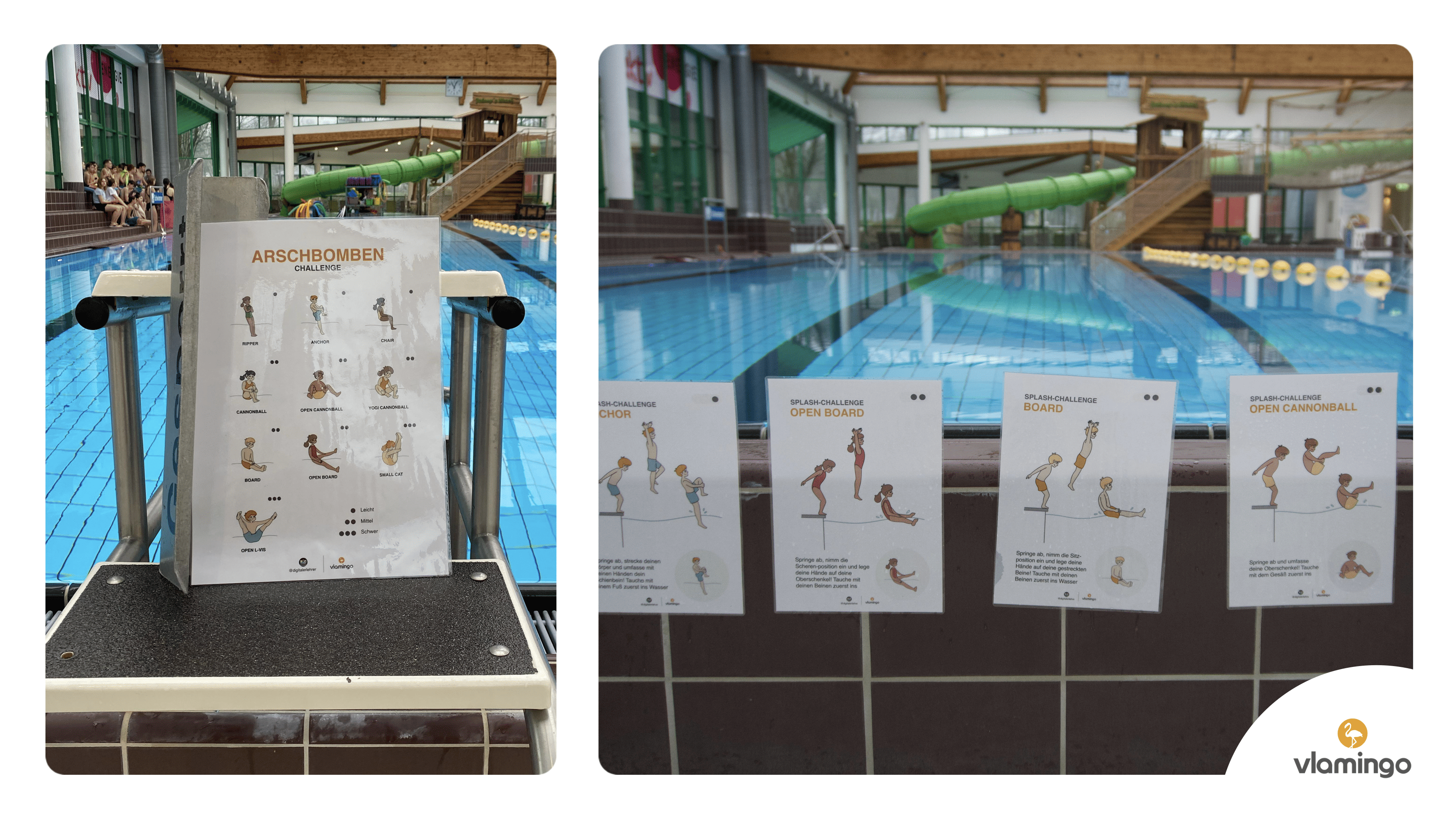 Splash-Challenge im Schwimmunterricht