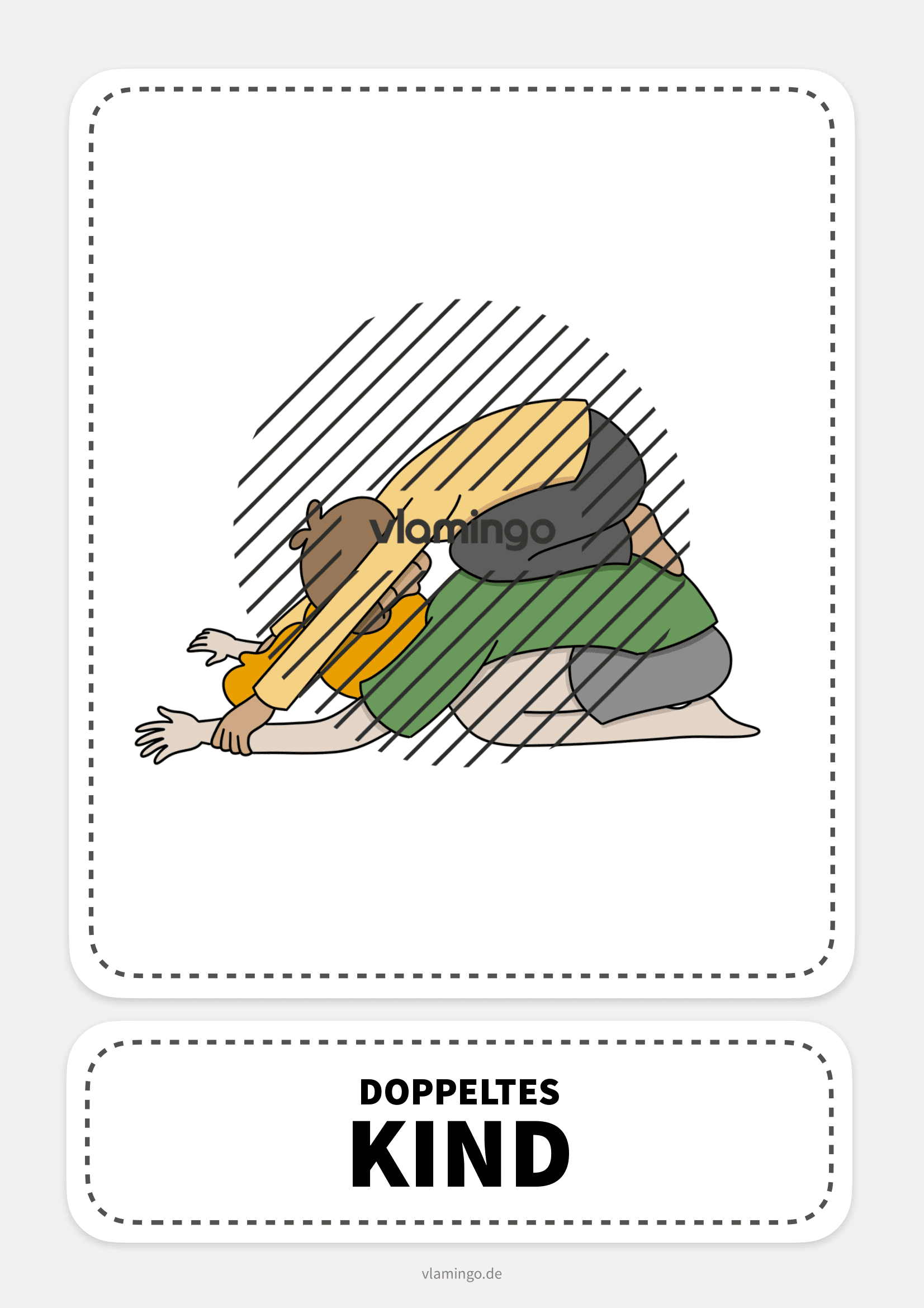 Partner-Yoga - Doppeltes Kind