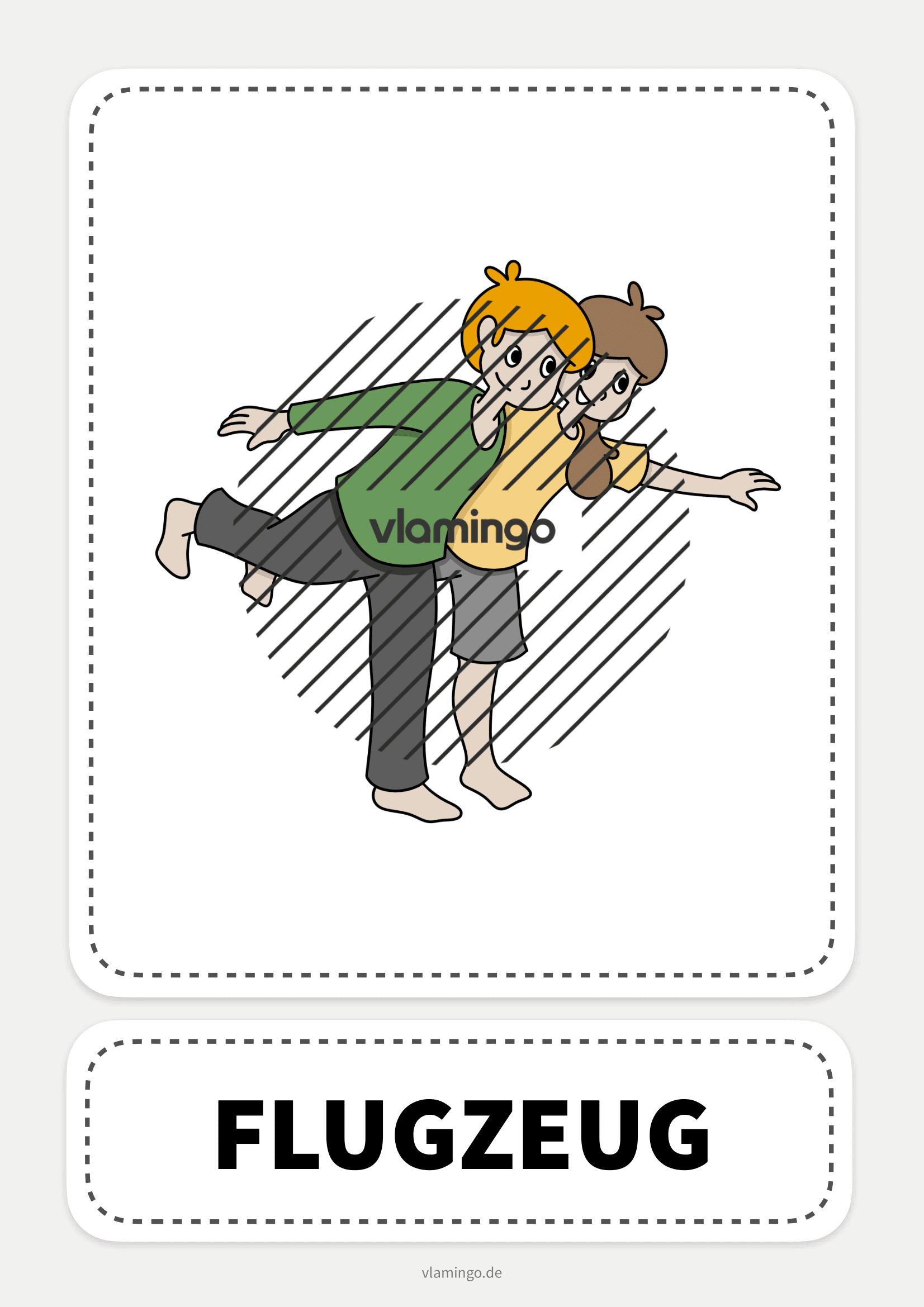Partner-Yoga - Flugzeug