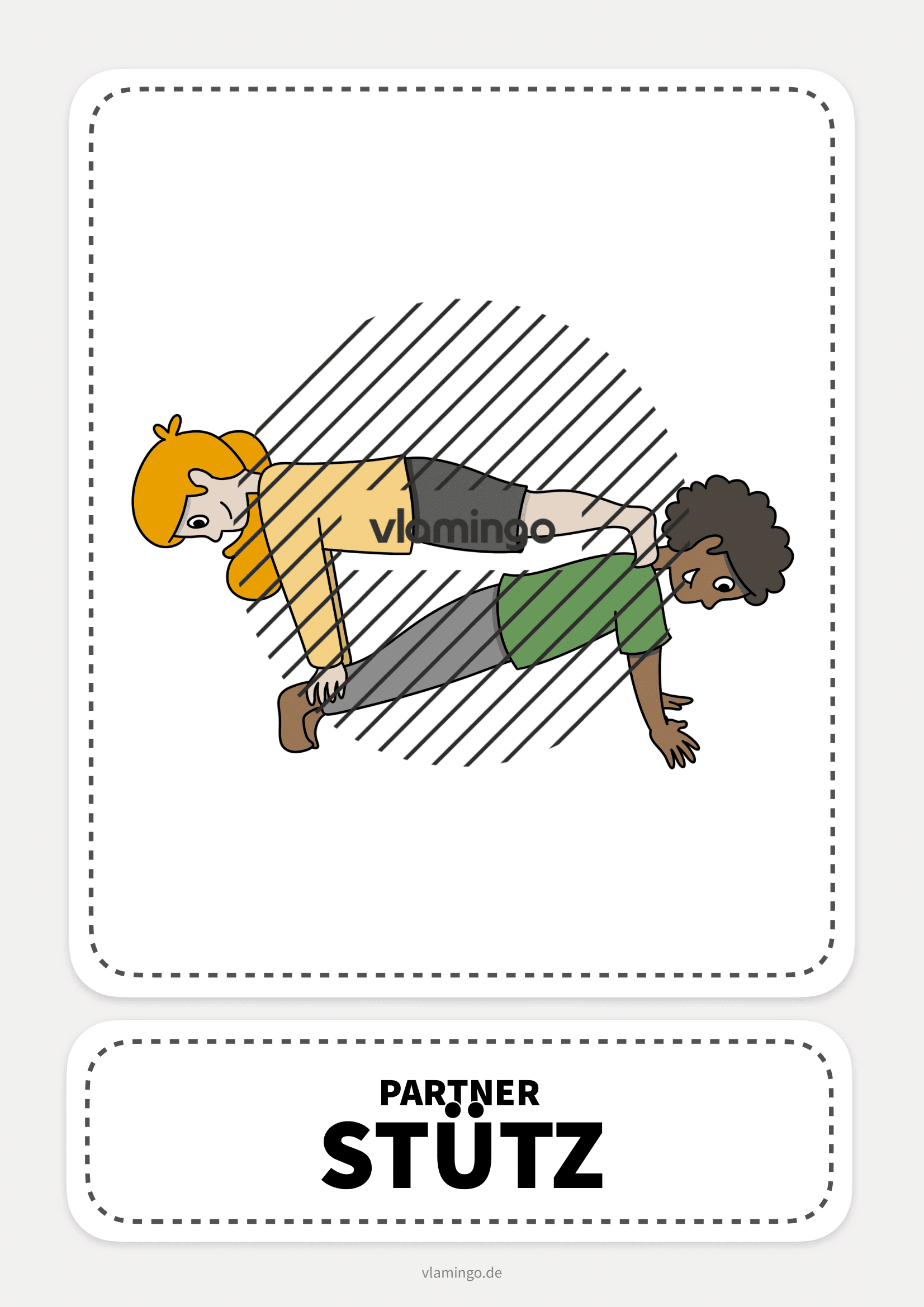 Partner-Yoga - Partner-Stütz