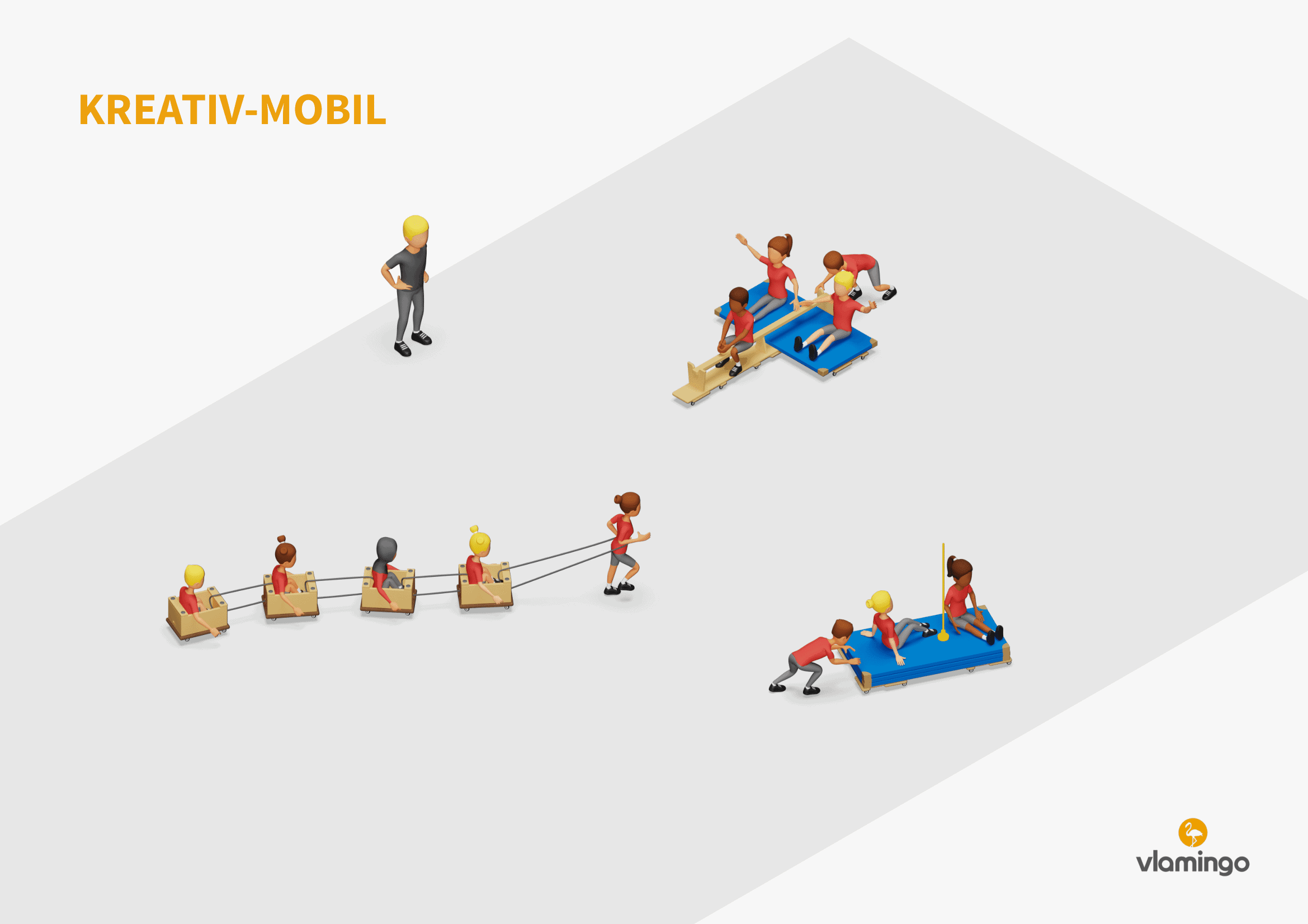 Rollbrettspiel - Kreativ-Mobil