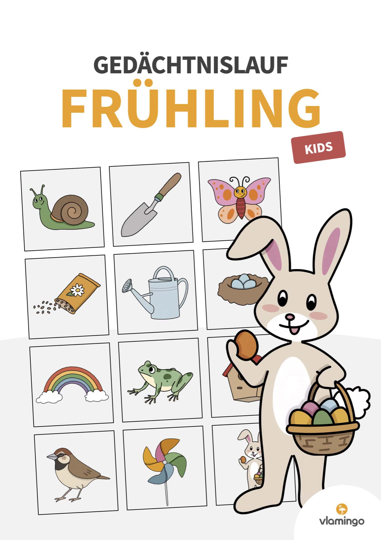 Gedächtnislauf für Kids - Frühling