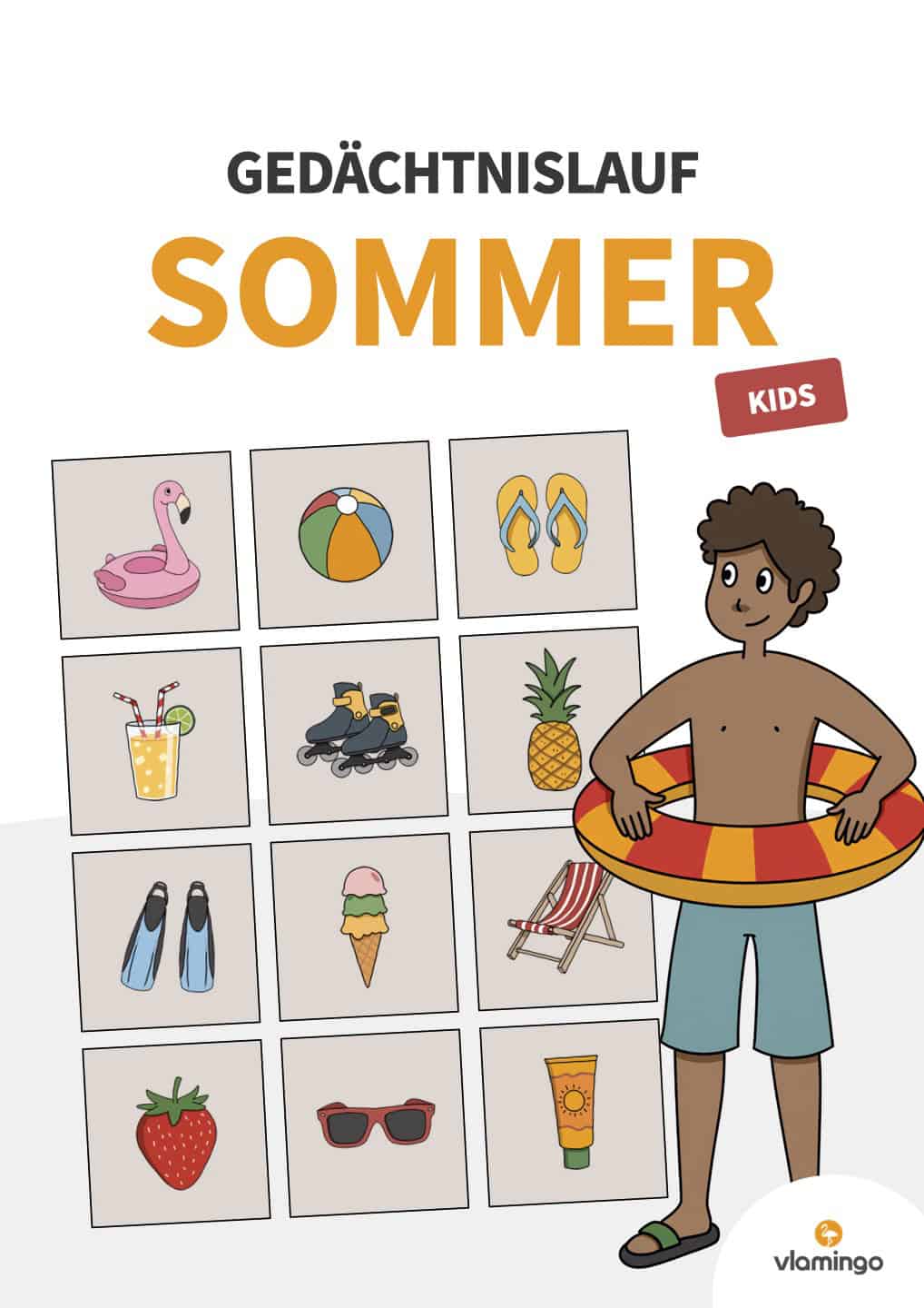 Gedächtnislauf für Kids - Sommer Gedächtnislauf für Kids - Sommer