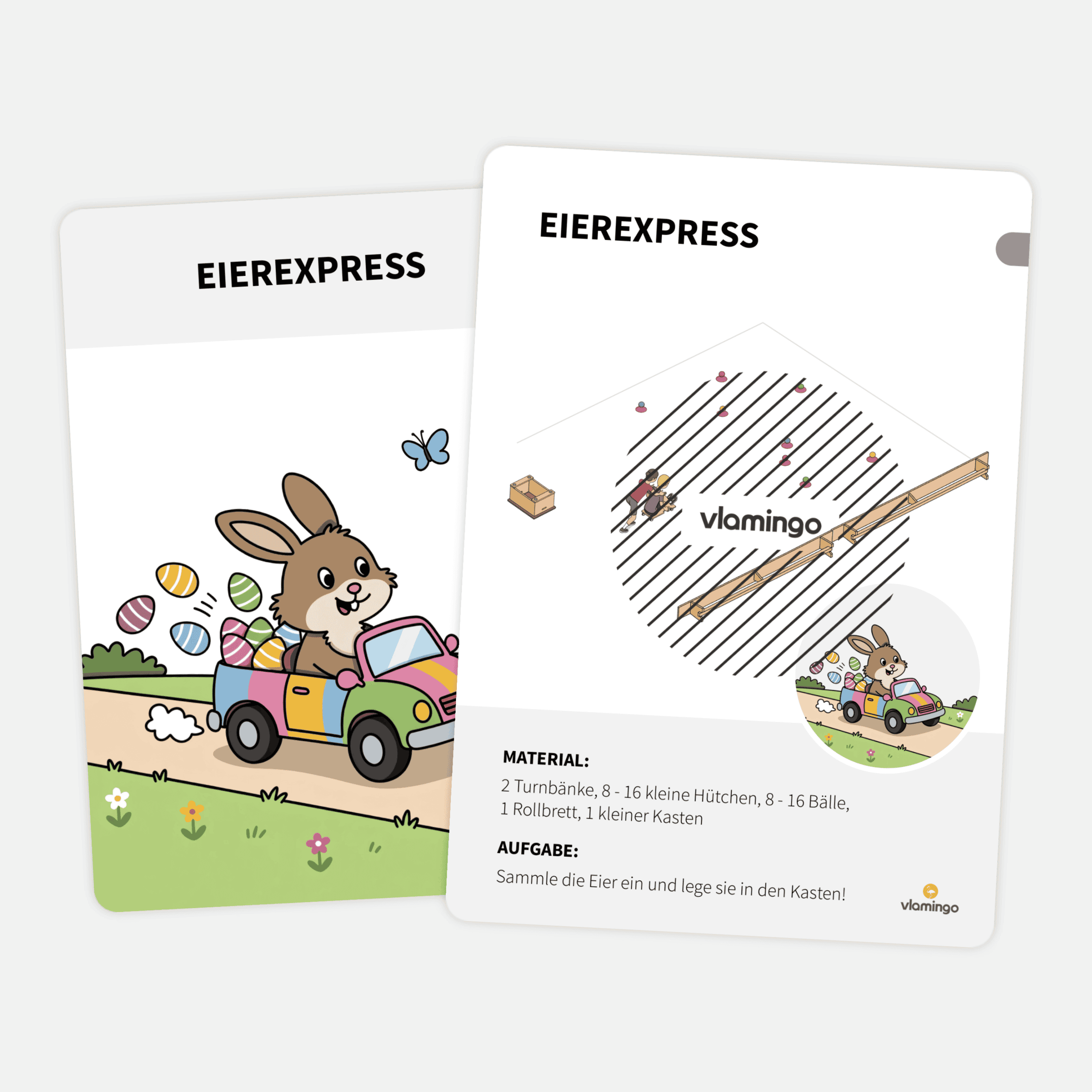 Eierexpress - Ostern-Bewegungslandschaft
