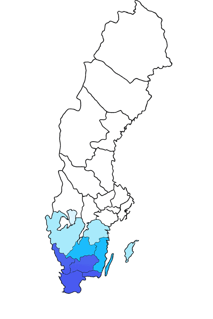 Karta över våra arbetsområden - VLK Softwash