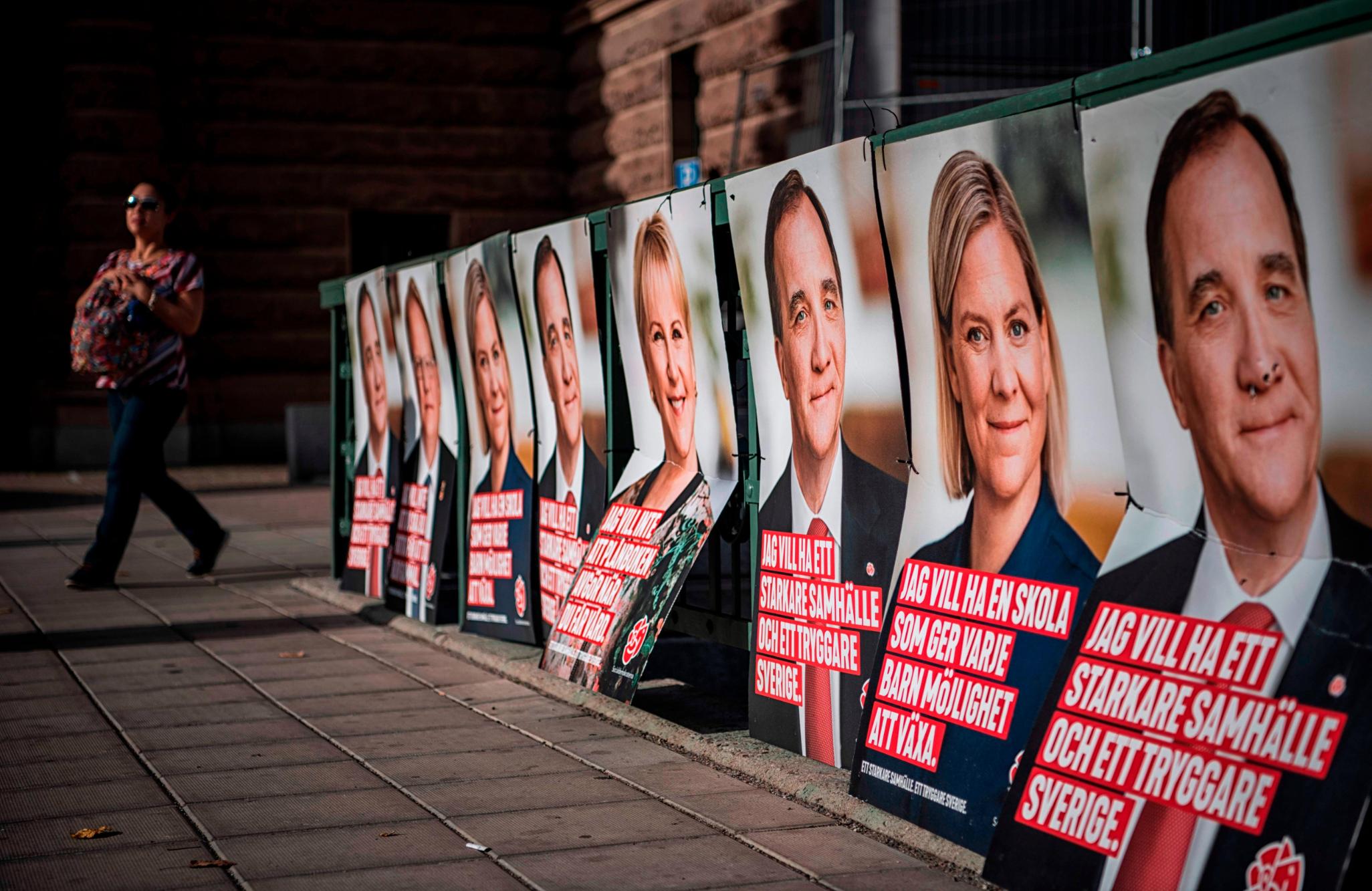 Sweden Elections One Crisis Two Major Parties Numerous Outcomes   180909153748 Sweden Election Posters September 1 2018 