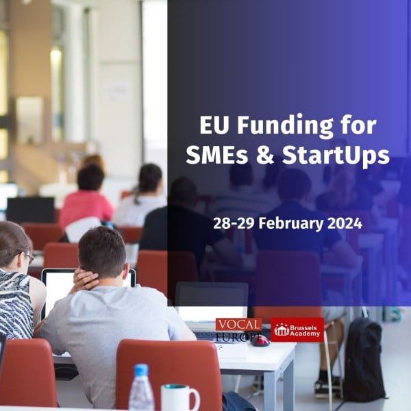 TRAINING | EU Funding Opportunities for SMEs and Start Ups: Project Design and Management | 28-29 February 2024