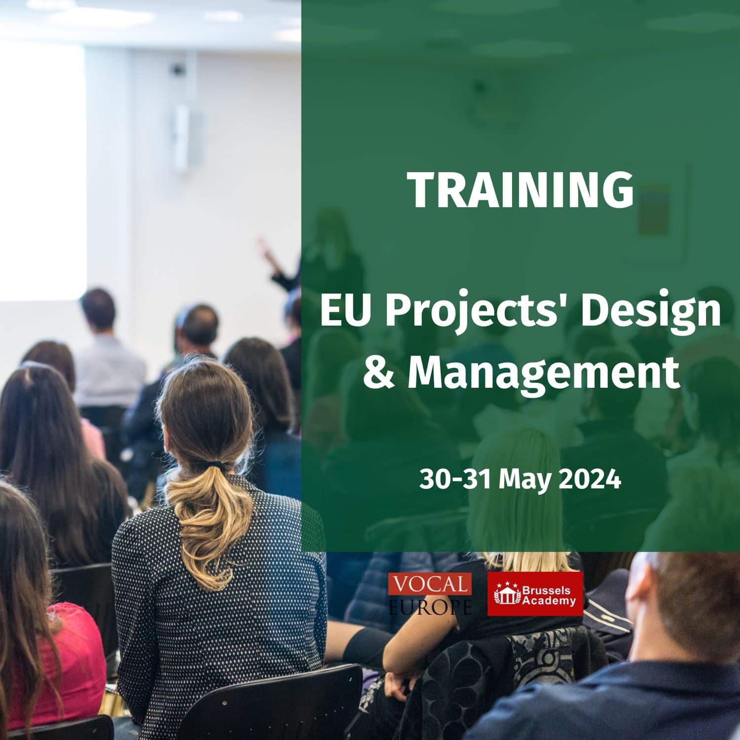 TRAINING EU Projects Design And Management 30 31 May 2024 Vocal   30 31 May 