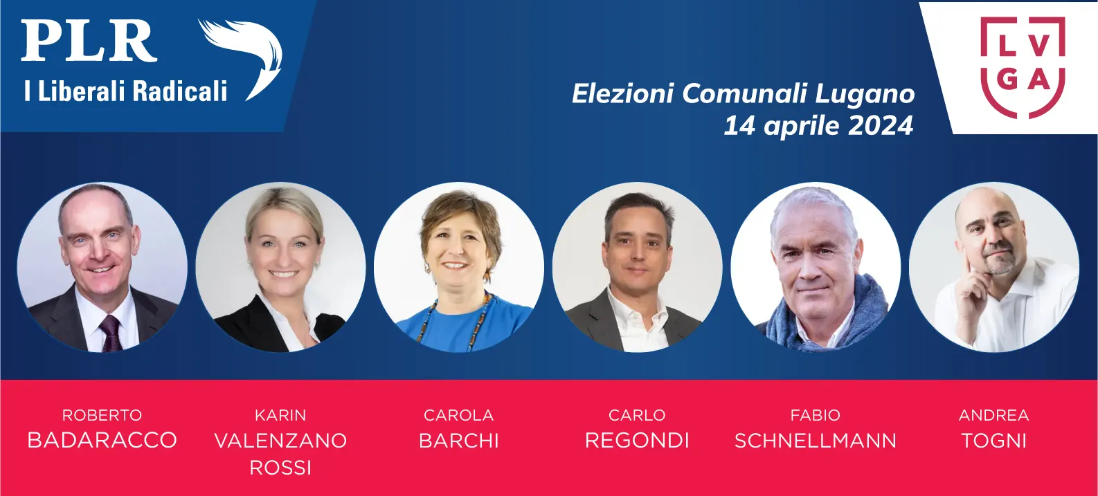Candidati PLR comunali Lugano 2024