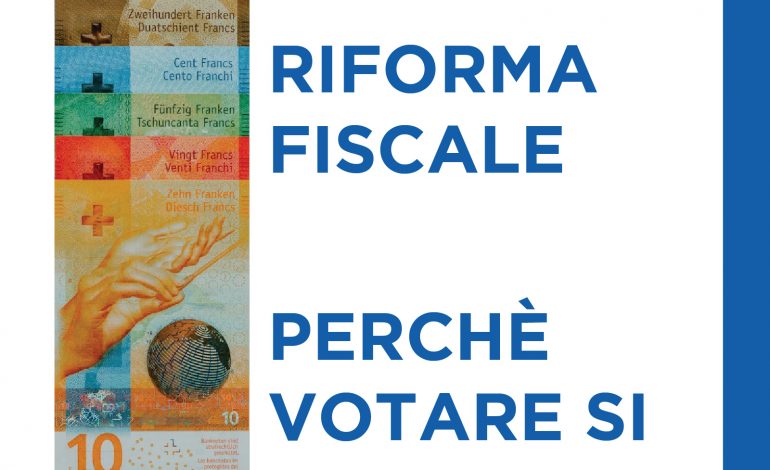  Perché votare SÌ, alla riforma fiscale in cinque punti.